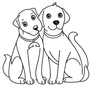 Faithful Friends Coloring Page 69773-56060