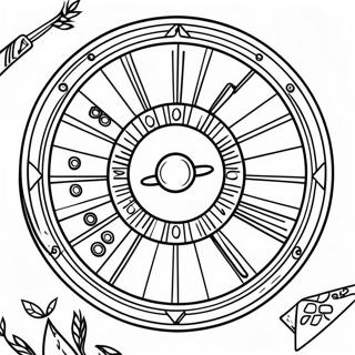 Wheel Of Fortune Game Board Coloring Page 69782-56066