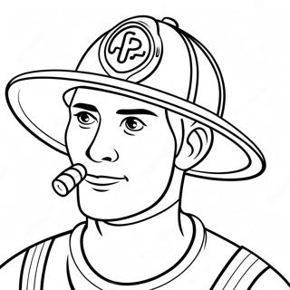 Fireman Hat Coloring Page 69822-56094