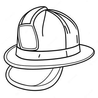 Fireman Hat Coloring Page 69822-56095