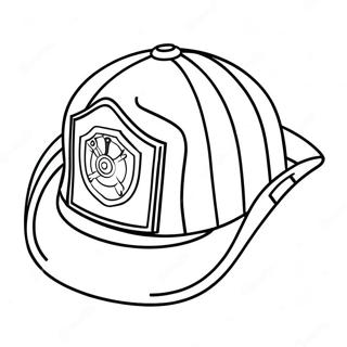 Fireman Hat Coloring Page 69822-56096