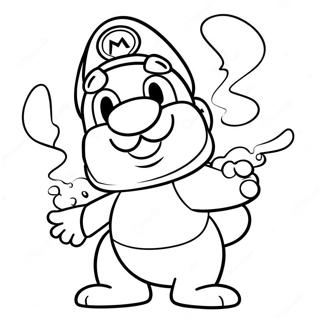 Mario Rabbids Coloring Page 69832-56104