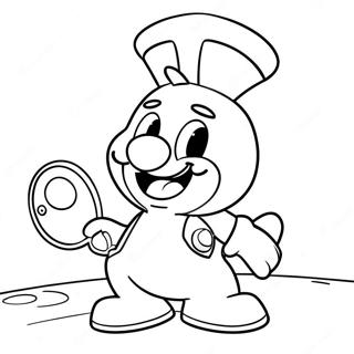 Luigi Rabbid Adventure Coloring Page 69833-56108