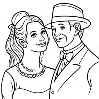 Mr And Mrs Coloring Page 69862-56126