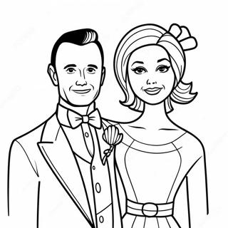 Mr And Mrs Coloring Page 69862-56127