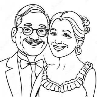 Happy Mr And Mrs Coloring Page 69863-56130