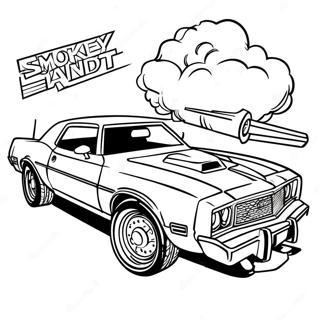 Smokey And The Bandit Classic Car Coloring Page 69872-56151