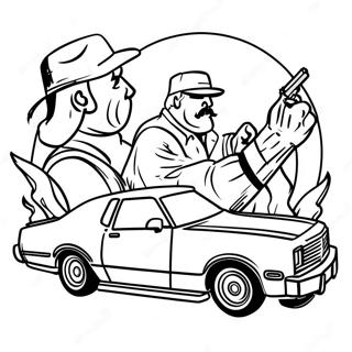 Smokey And The Bandit Coloring Pages