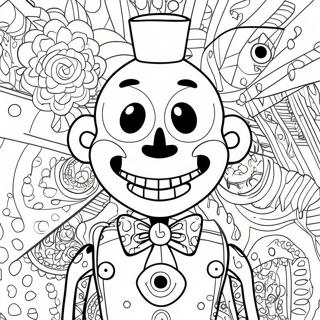 Ennard With Colorful Patterns Coloring Page 69883-56141