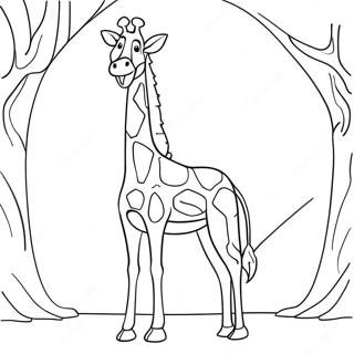 Geoffrey The Giraffe Coloring Page 69892-56148