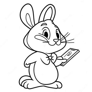 Rebecca Rabbit Coloring Pages