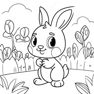 Rebecca Rabbit Coloring Pages