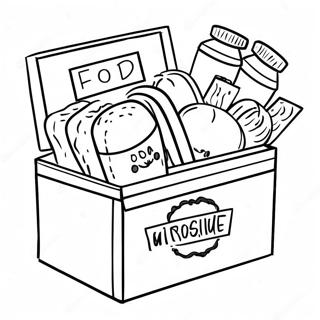 Food Drive Coloring Pages