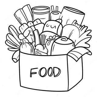 Food Drive Coloring Page 70002-56238