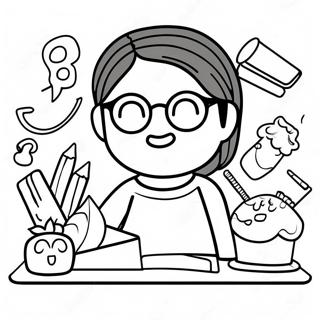 Bitmoji Coloring Page 70022-56254