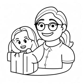 Bitmoji Coloring Page 70022-56255