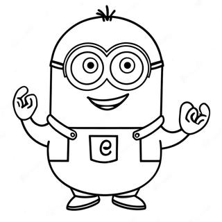 Minion Kevin Coloring Pages