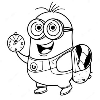 Minion Kevin Coloring Page 70032-56268