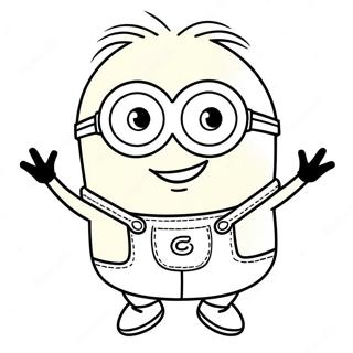 Minion Kevin Coloring Pages