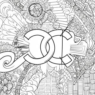 Chanel Logo Coloring Page 70052-56278