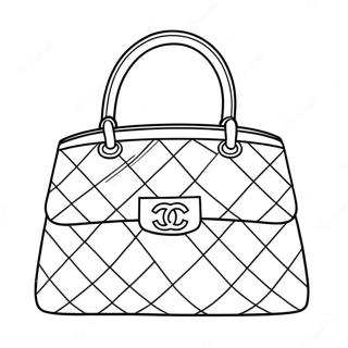 Chanel Handbag Coloring Page 70053-56281