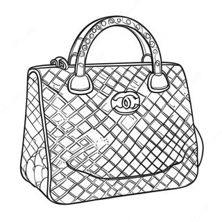 Chanel Handbag Coloring Page 70053-56282