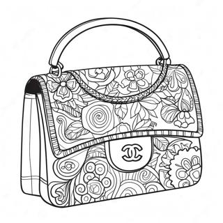 Chanel Handbag Coloring Page 70053-56283