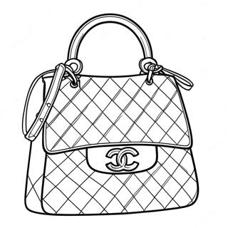 Chanel Handbag Coloring Page 70053-56284