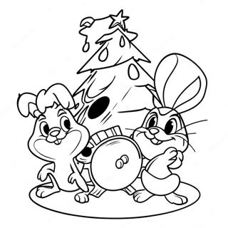 Looney Tunes Christmas Coloring Pages