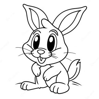 Bugs Bunny In Santa Hat Coloring Page 70083-56304