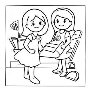 School Rules Coloring Page 70092-56314