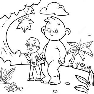 Garden Of Bam Bam Coloring Pages