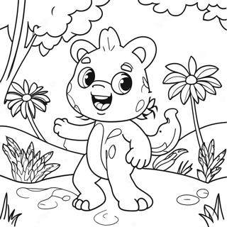 Garden Of Bam Bam Coloring Page 70102-56320