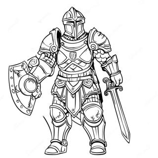 Guardian In Battle Armor Coloring Page 70113-56351