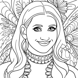 Meghan Trainor Coloring Page 70142-56348