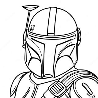 Star Wars Mandalorian Coloring Pages