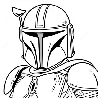 Star Wars Mandalorian Coloring Page 70152-56359