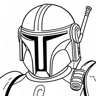 Star Wars Mandalorian Coloring Page 70152-56360