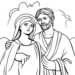 Abraham And Sarah Coloring Page 70162-56366