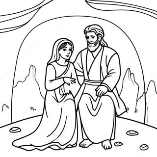 Abraham And Sarah Coloring Page 70162-56368