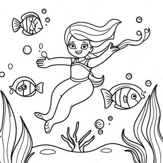 Mako Mermaids Underwater Adventure Coloring Page 70193-56395