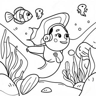 Mermaids Coloring Pages