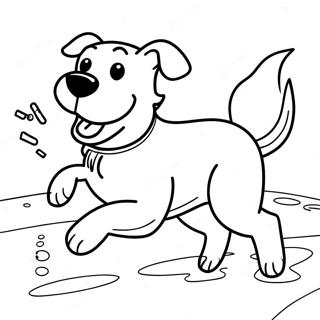 Golden Retriever Coloring Pages