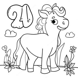 Number 4 Coloring Page 70222-56416