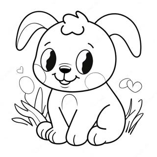 Cute Number 4 Coloring Page 70223-56417