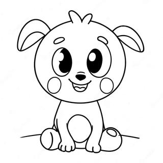 Cute Number 4 Coloring Page 70223-56418