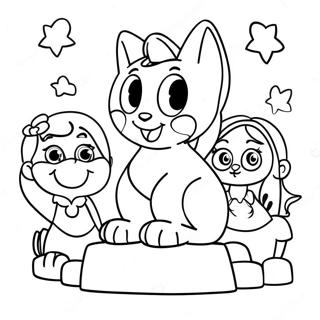 Izzy Moonbow Playing With Friends Coloring Page 70243-56435