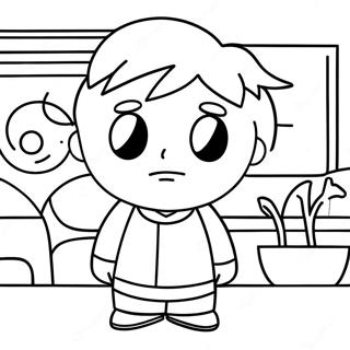 Butters South Park Coloring Page 70252-56440