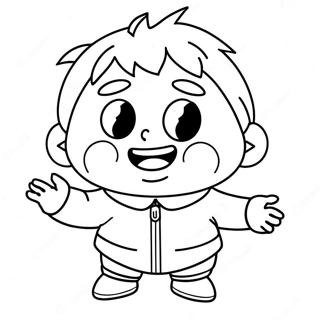 Funny Butters South Park Coloring Page 70253-56448