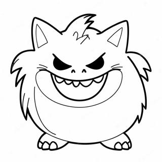 Scary Pokemon Coloring Pages